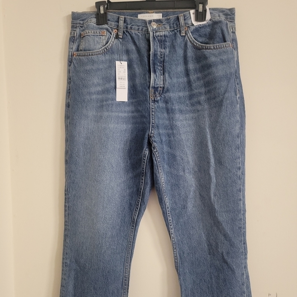Topshop NWTβ Rigid Straight Leg Jeans Size 12